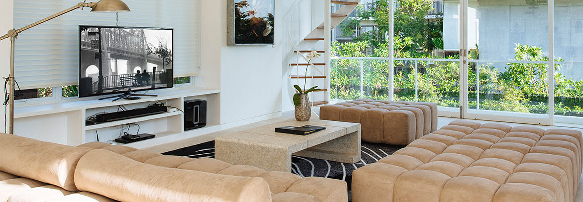 Villa Canggu - Villa South living area